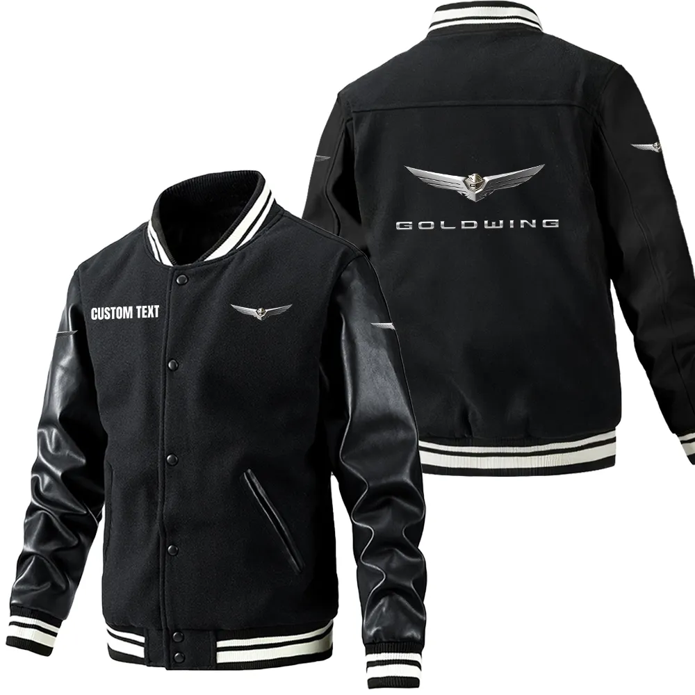 Car Fans Gift Leather Baseball Jacket With Sleeves, Leather Jacket All Over Print Gift For Car Owner, Custom Name CAR1801112103 - Black