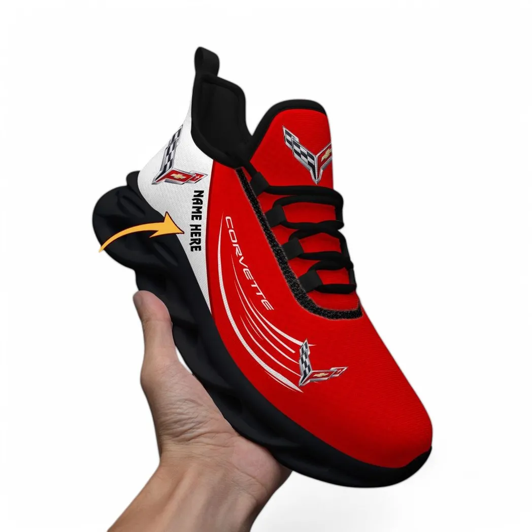 Car Fans Gift Max Soul Shoes, Sport Sneakers All Over Print For Car Enthusiasts CAR83021725132 - Black