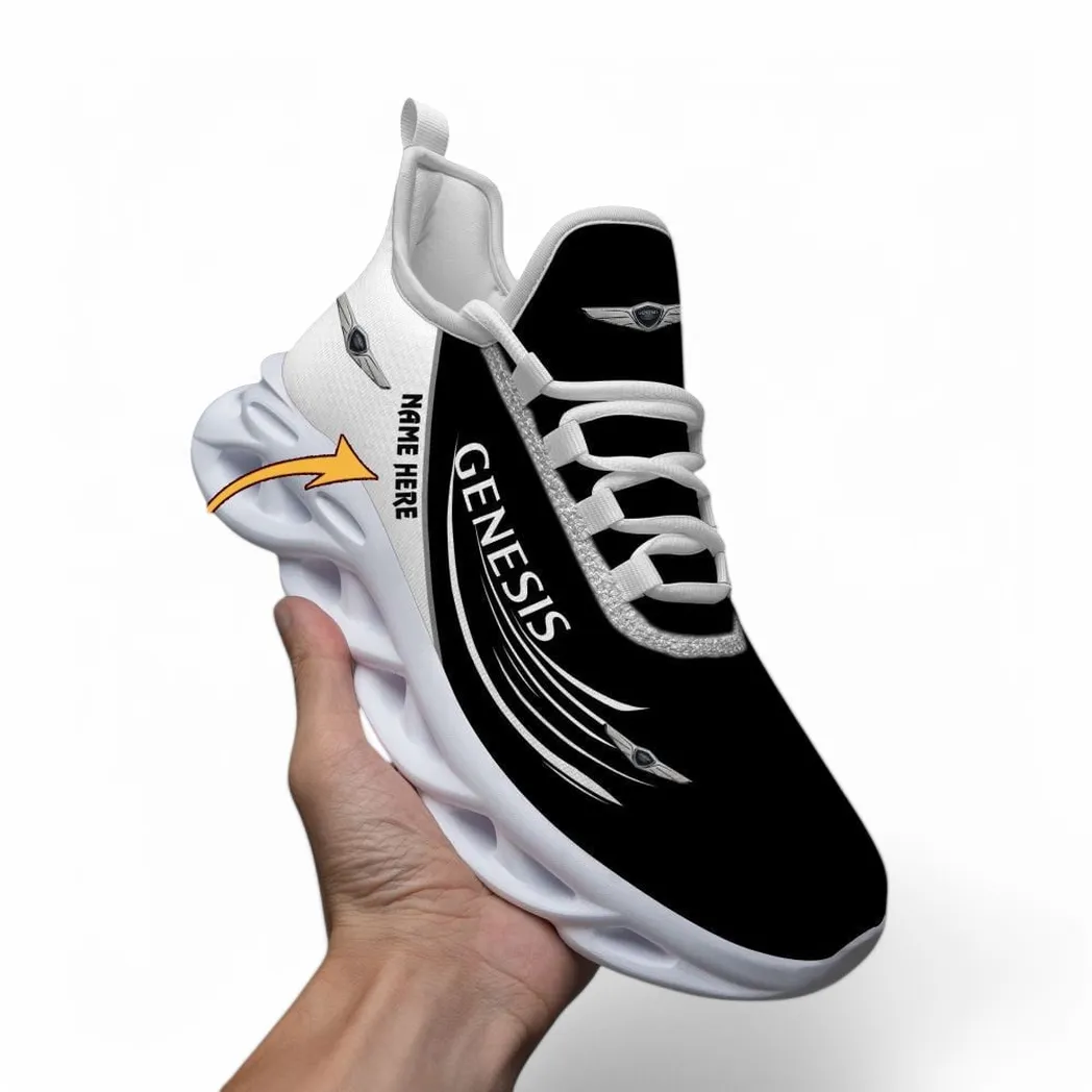 Car Fans Gift Max Soul Shoes, Sport Sneakers All Over Print For Car Enthusiasts CAR83021725140 - White