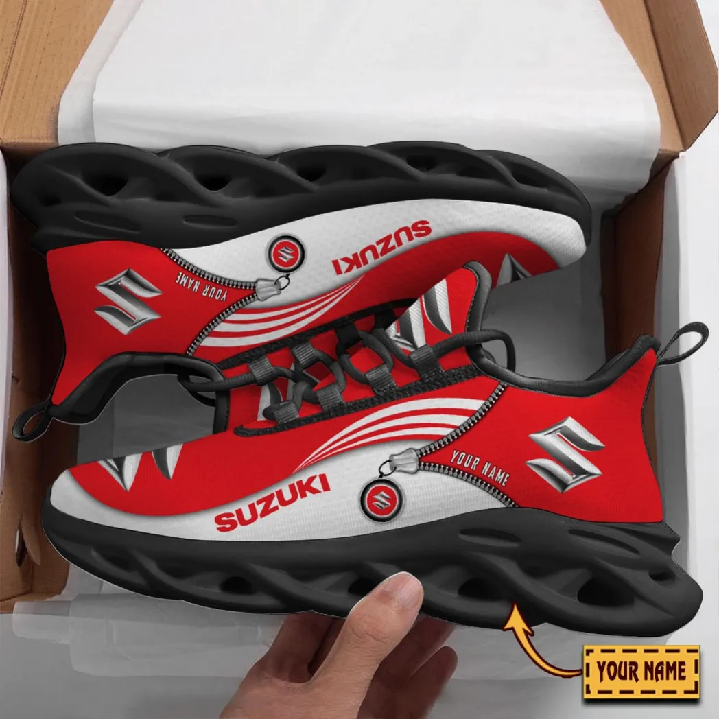 Car Fans Gift Max Soul Shoes, Sport Sneakers All Over Print For Car Enthusiasts CAR8502242571 - Black
