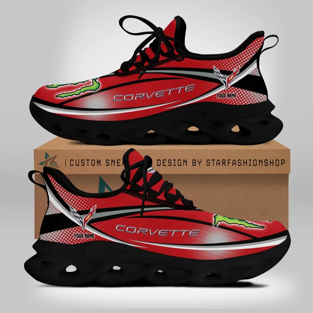 Car Fans Gift Max Soul Shoes, Sport Sneakers All Over Print For Car Owner CAR79022425025 - Black