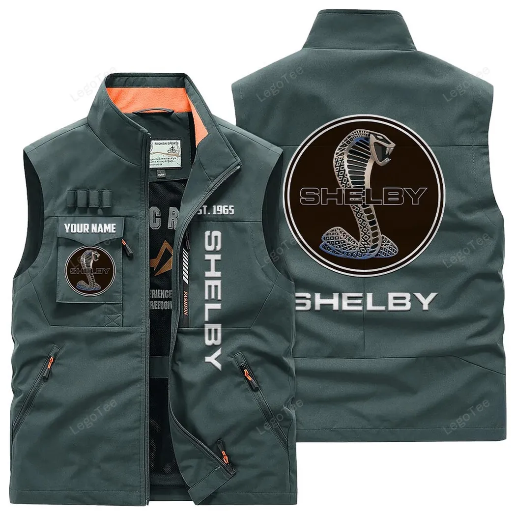 Car Fans Gift Outdoor Sleeveless Vest, Gift For Car Enthusiasts, Custom Name - Bean Green CAR132021325967-2