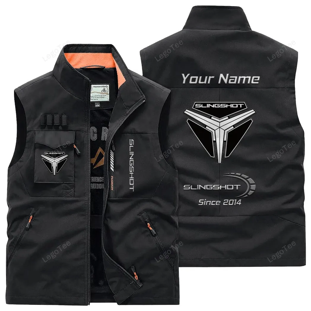 Car Fans Gift Outdoor Sleeveless Vest, Gift For Car Enthusiasts, Custom Name - Black CAR131021325756-3