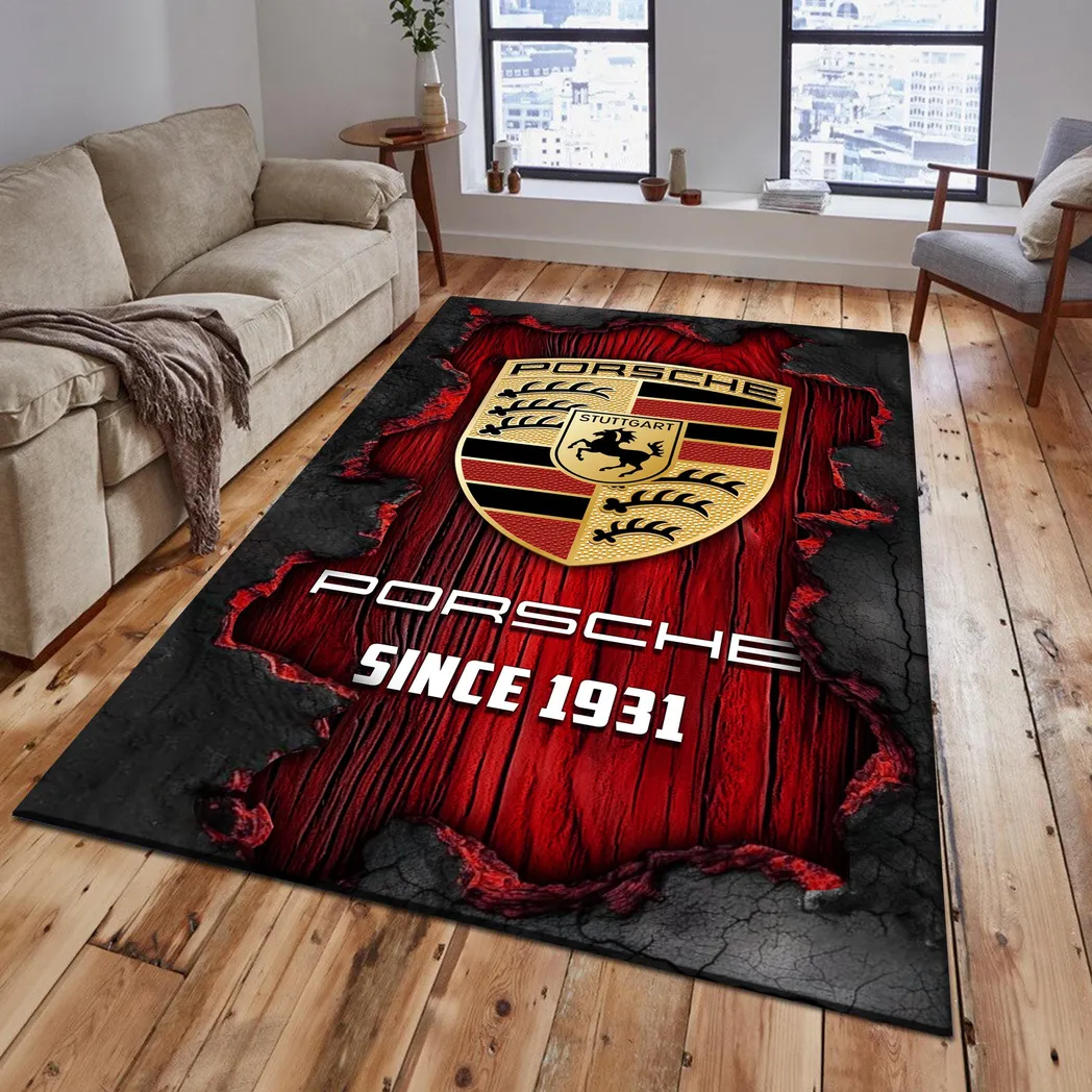 Car Fans Gift Rug, Carpet All Over Print Gift For Car CAR19503182554 - Red