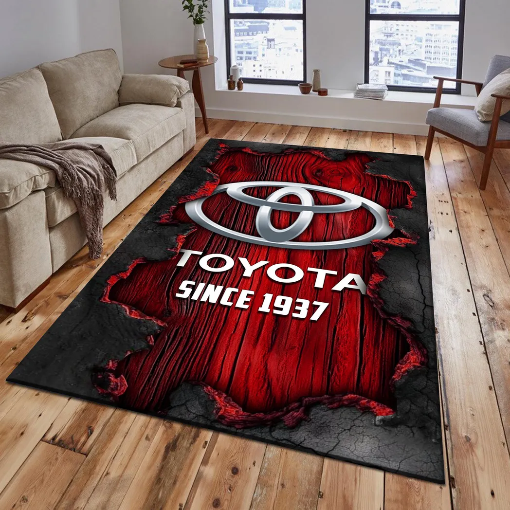 Car Fans Gift Rug, Carpet All Over Print Gift For Car CAR19503182570 - Red