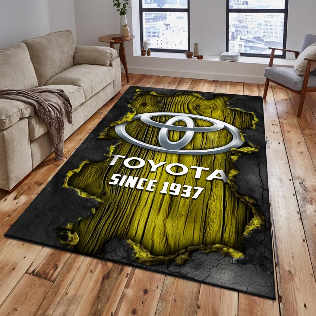 Car Fans Gift Rug, Carpet All Over Print Gift For Car CAR19503182570 - Yellow