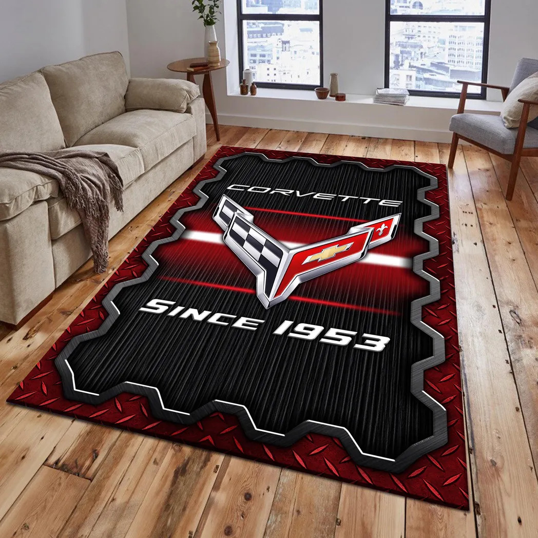 Car Fans Gift Rug, Carpet All Over Print Gift For Car CAR19603192511 - Red