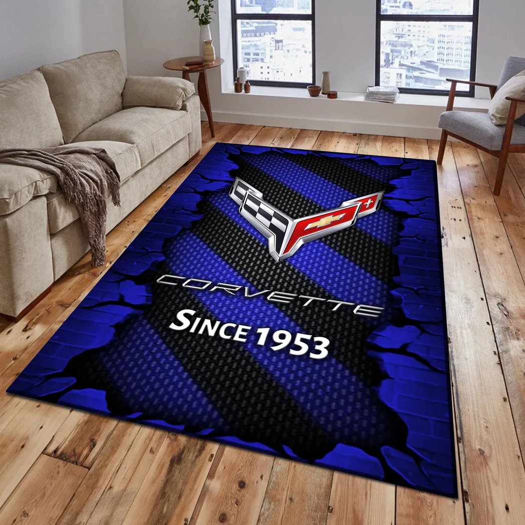 Car Fans Gift Rug, Carpet All Over Print Gift For Car Lovers CAR18403172518 - Blue