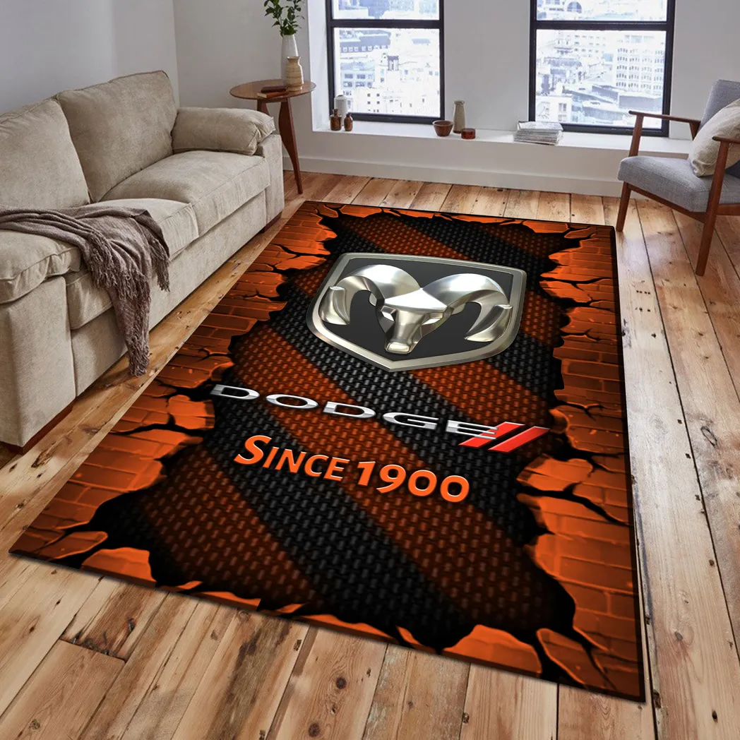 Car Fans Gift Rug, Carpet All Over Print Gift For Car Lovers CAR18403172528 - Orange