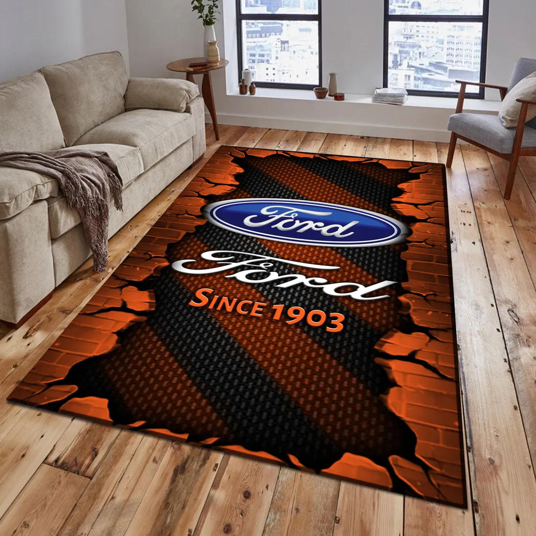 Car Fans Gift Rug, Carpet All Over Print Gift For Car Lovers CAR18403172531 - Orange
