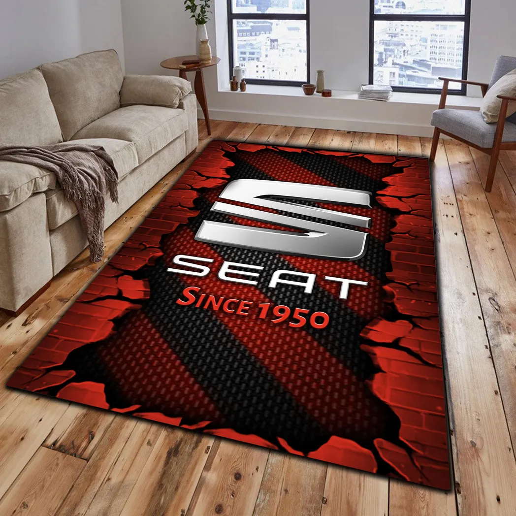 Car Fans Gift Rug, Carpet All Over Print Gift For Car Lovers CAR18403172579 - Red