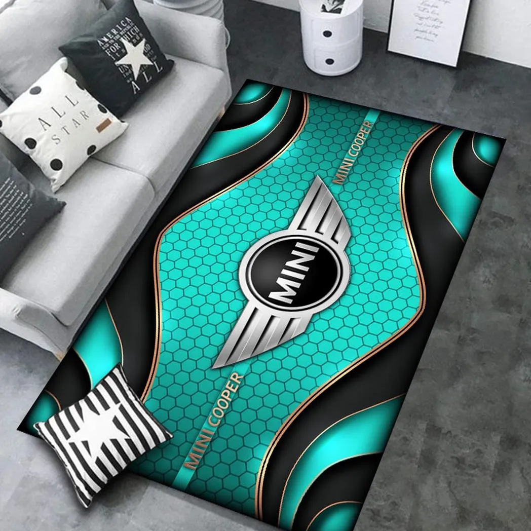Car Fans Gift Rug, Carpet All Over Print Gift For Car Lovers CAR189032125582 - Cyan