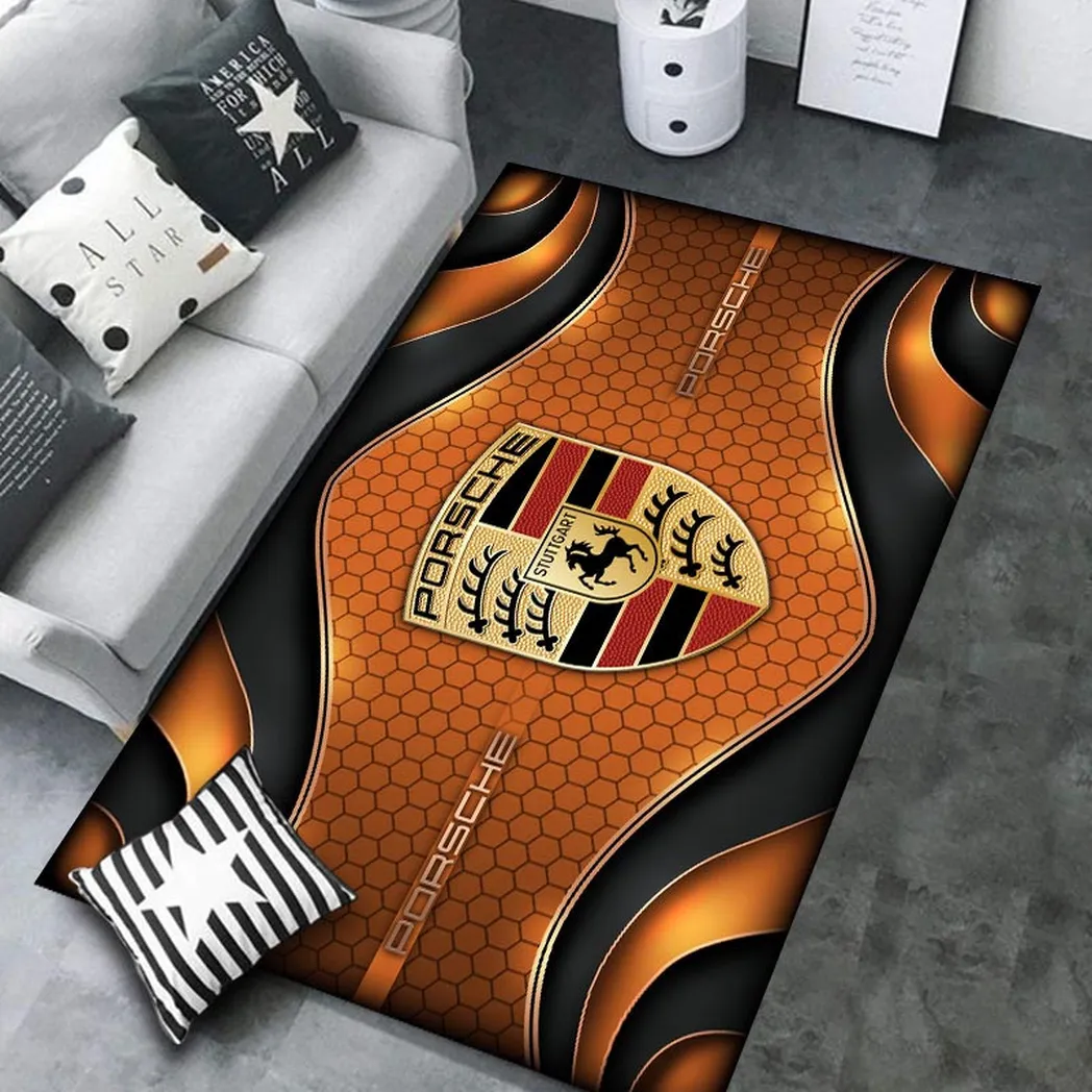 Car Fans Gift Rug, Carpet All Over Print Gift For Car Lovers CAR189032125606 - Orange