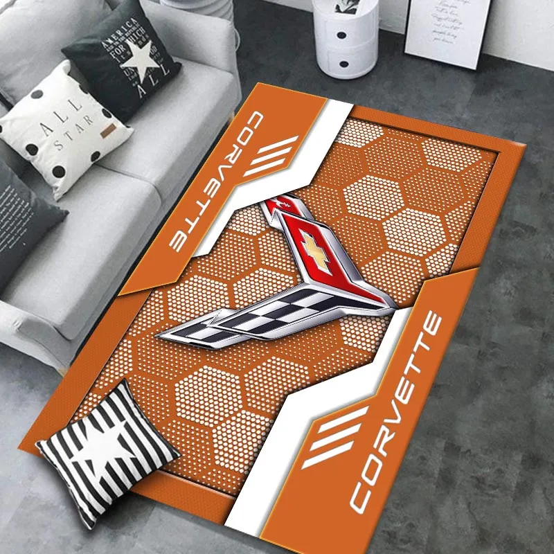 Car Fans Gift Rug, Carpet All Over Print Gift For Car Owner CAR301032930 - Orange