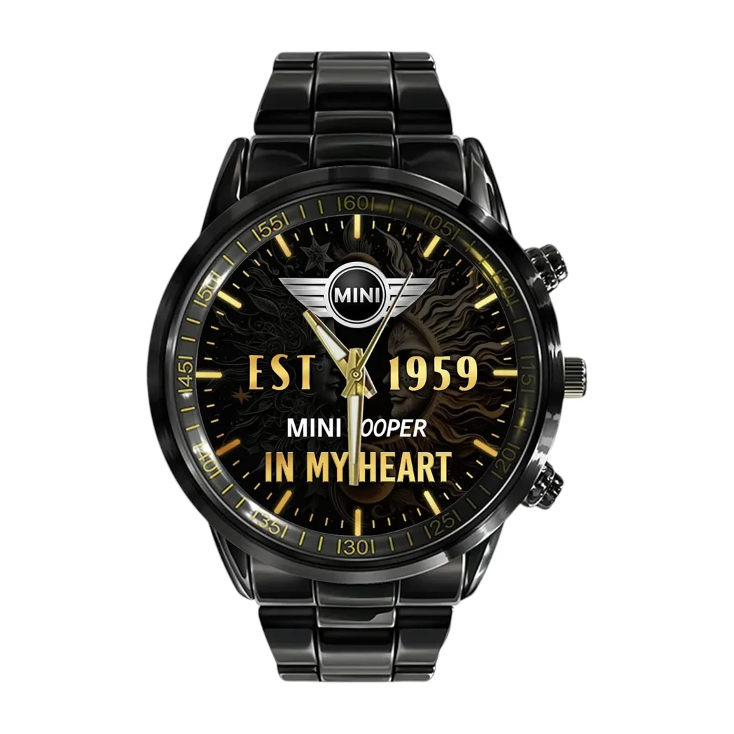 Car Fans Gift Stainless Steel Watch, Men Watch All Over Print Gift For Car Fan CAR334032525681