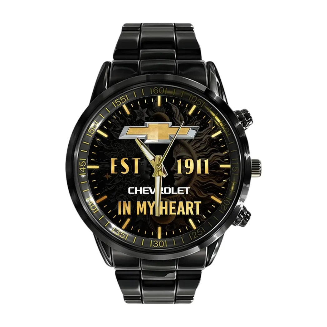 Car Fans Gift Stainless Steel Watch, Men Watch All Over Print Gift For Car Fan CAR334032525686
