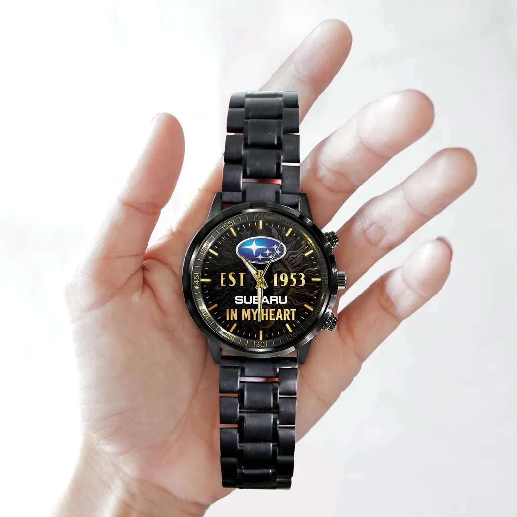 Car Fans Gift Stainless Steel Watch, Men Watch All Over Print Gift For Car Fan CAR334032525727