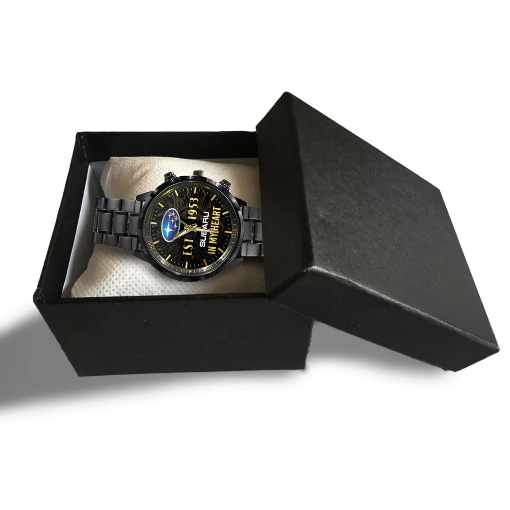Car Fans Gift Stainless Steel Watch, Men Watch All Over Print Gift For Car Fan CAR334032525727