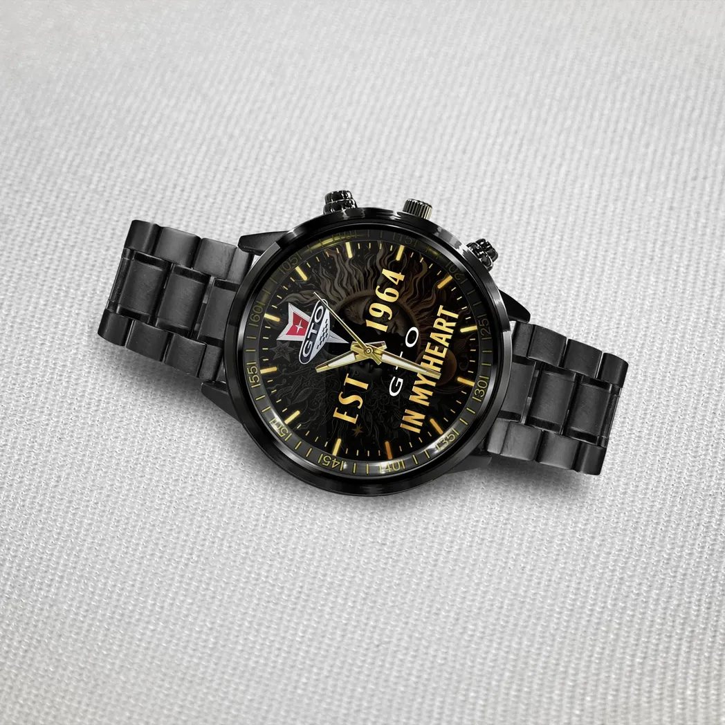 Car Fans Gift Stainless Steel Watch, Men Watch All Over Print Gift For Car Fan CAR334032525729