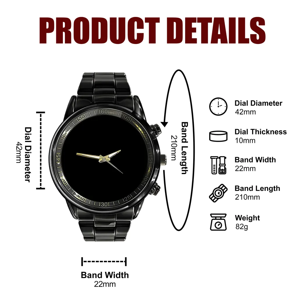 Car Fans Gift Stainless Steel Watch, Men Watch All Over Print Gift For Car Fan CAR334032525729