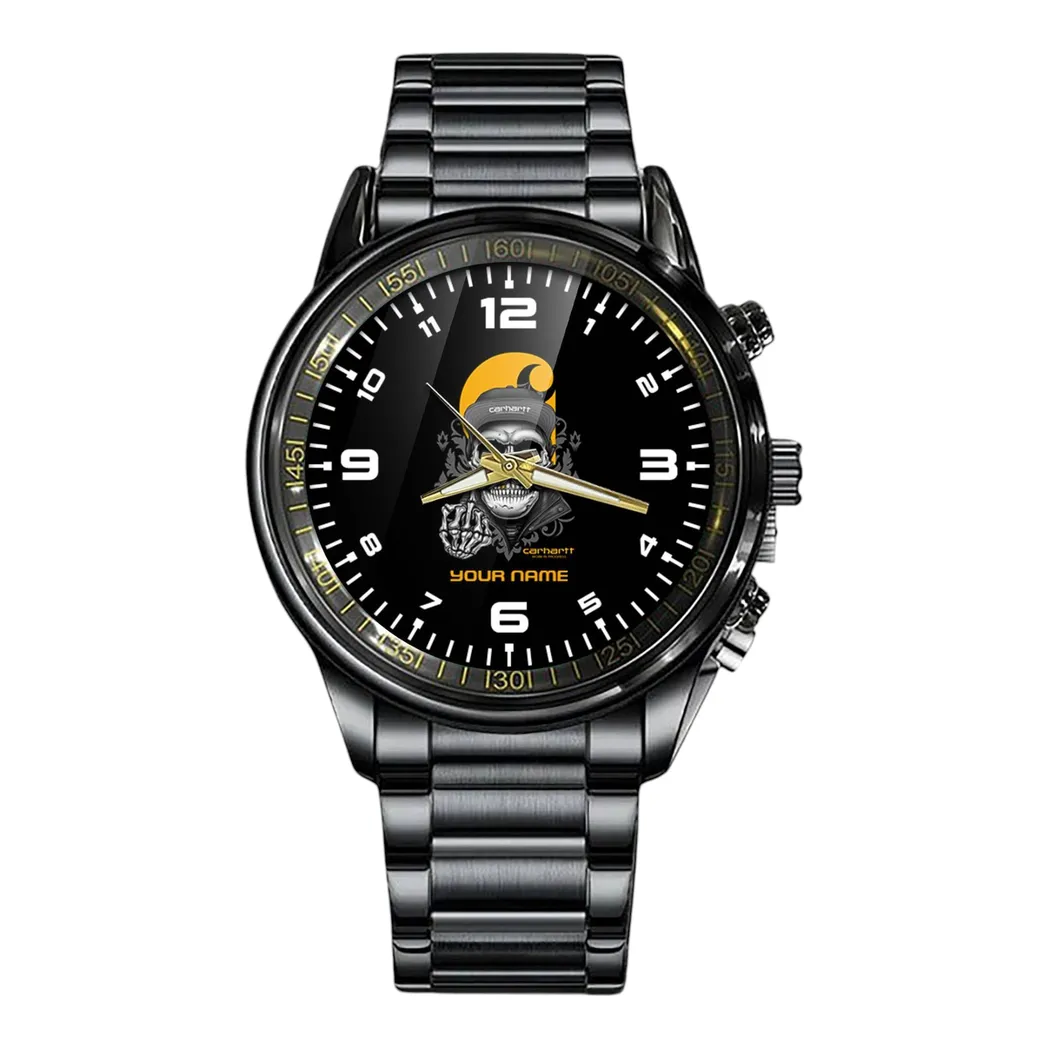 Car Fans Gift Stainless Steel Watch, Men Watch All Over Print Gift For Car Fan, Custom Name CAR327032625558