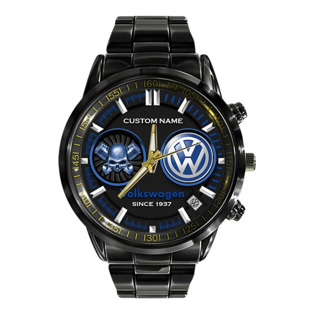 Car Fans Gift Stainless Steel Watch, Men Watch All Over Print Gift For Car Fan, Custom Name CAR327032625575