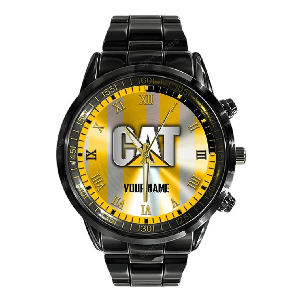 Car Fans Gift Stainless Steel Watch, Men Watch All Over Print Gift For Car Fan, Custom Name CAR327032625613