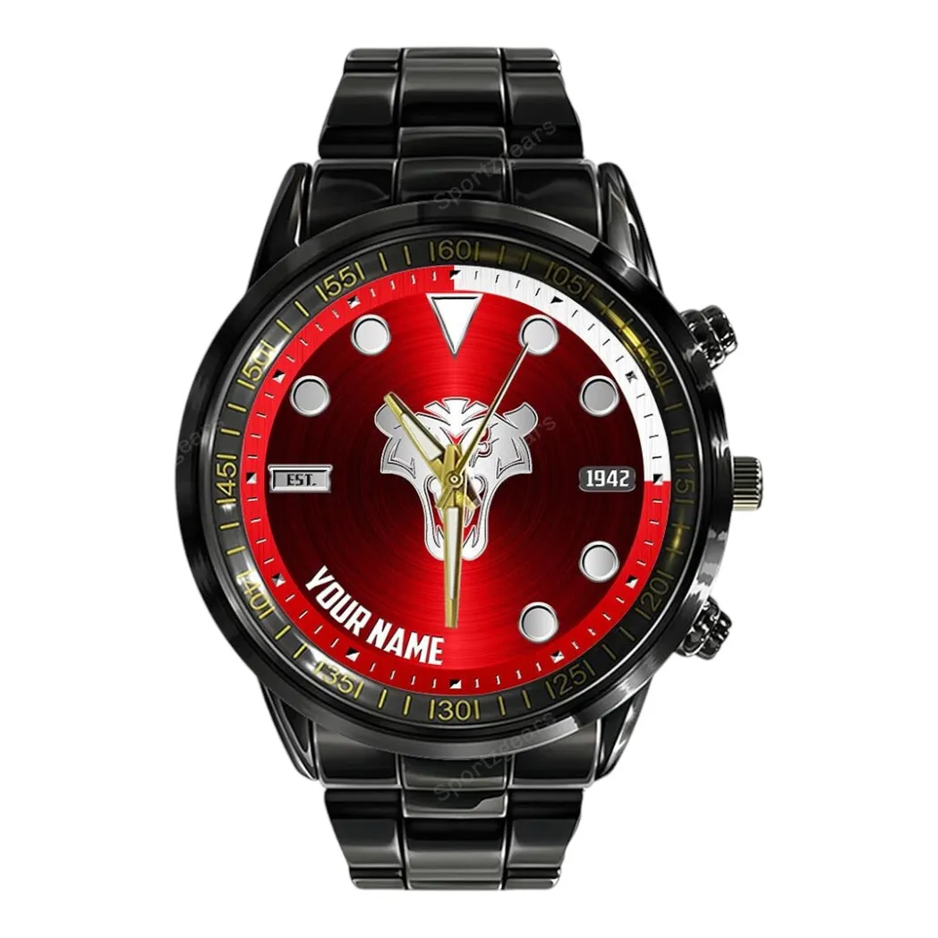 Car Fans Gift Stainless Steel Watch, Men Watch All Over Print Gift For Car Fan, Custom Name CAR327032625627