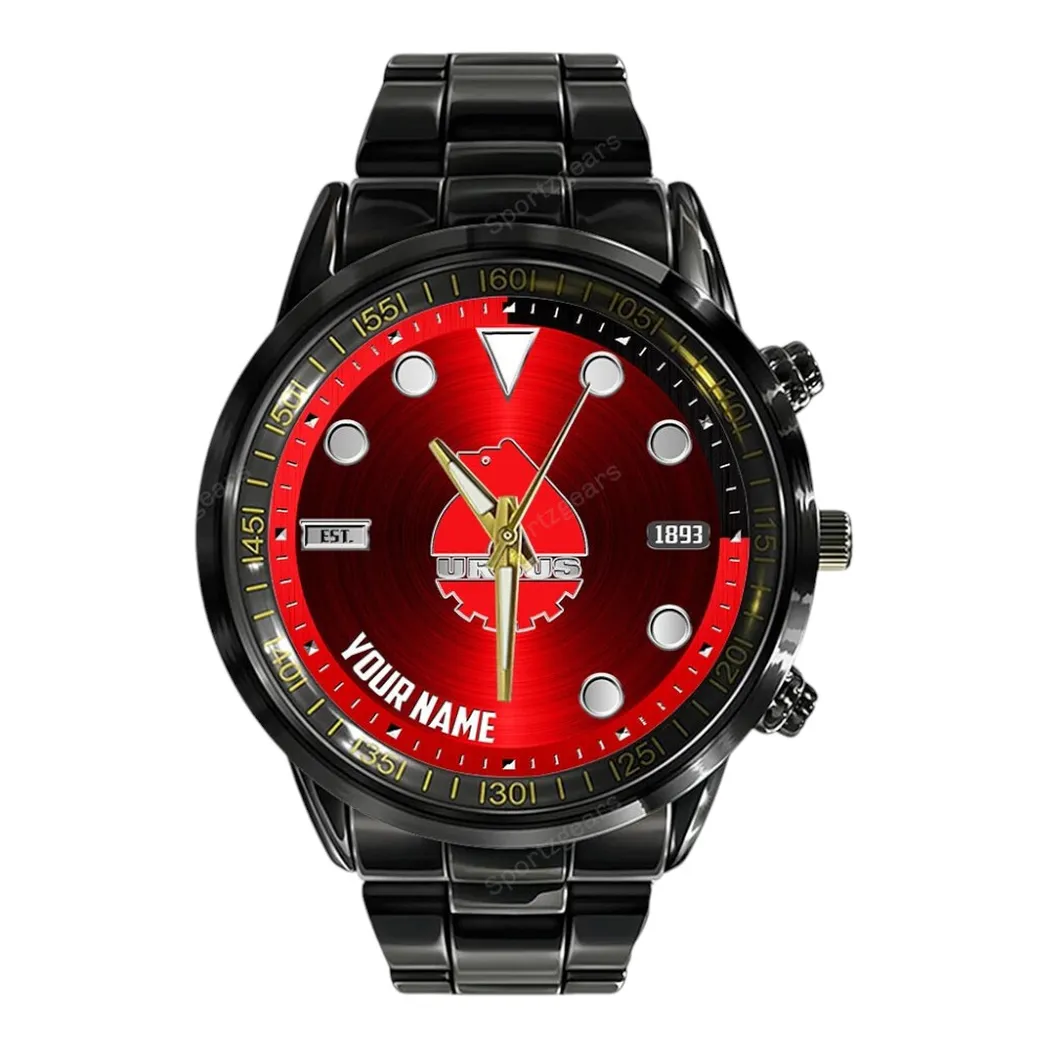Car Fans Gift Stainless Steel Watch, Men Watch All Over Print Gift For Car Fan, Custom Name CAR327032625646