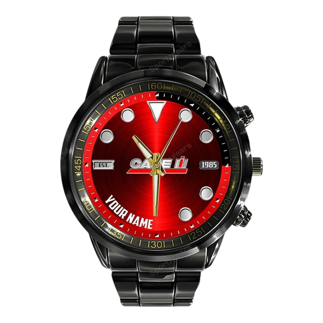 Car Fans Gift Stainless Steel Watch, Men Watch All Over Print Gift For Car Fan, Custom Name CAR327032625649