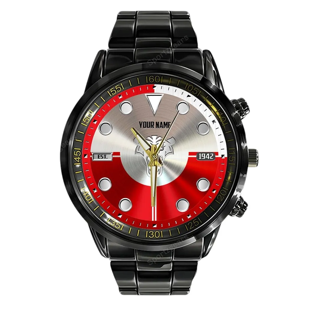 Car Fans Gift Stainless Steel Watch, Men Watch All Over Print Gift For Car Fan, Custom Name CAR327032625706