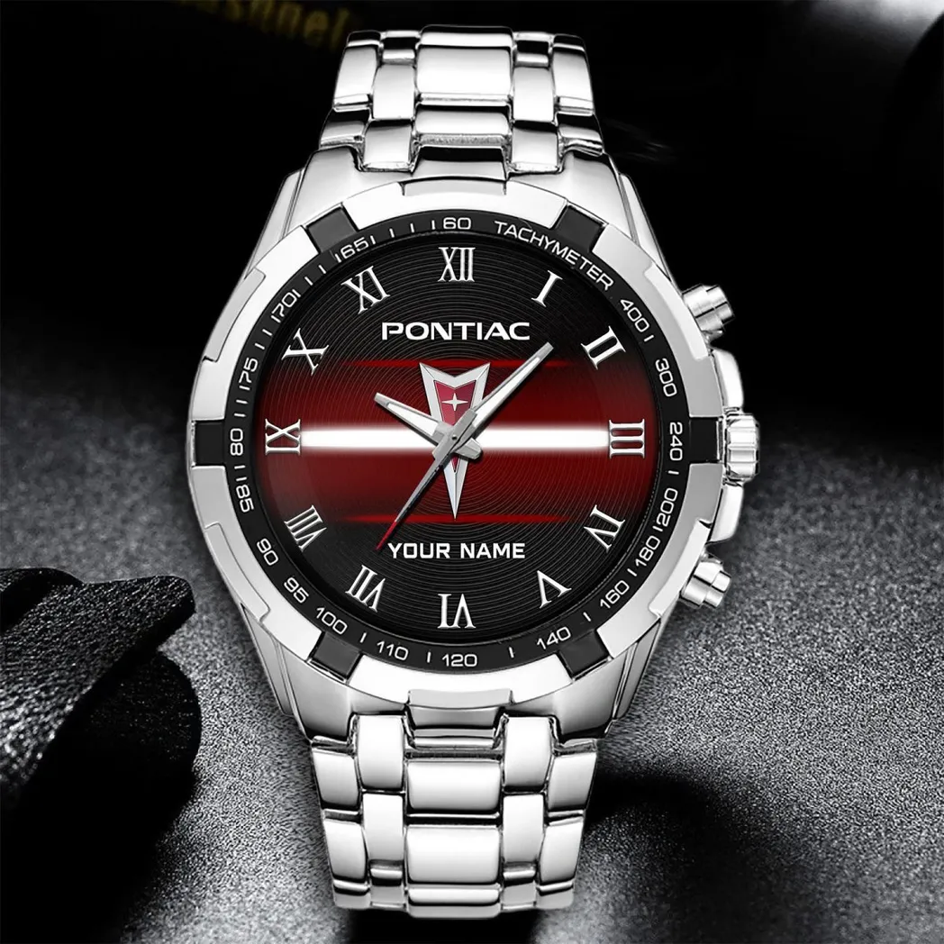 Car Fans Gift Steel Watches, Men Watch All Over Print Gift For Car - White DCAR474292082