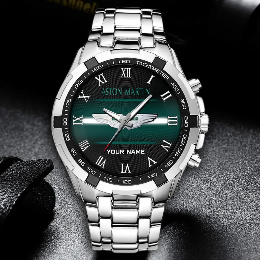Car Fans Gift Steel Watches, Men Watch All Over Print Gift For Car - White DCAR474292091
