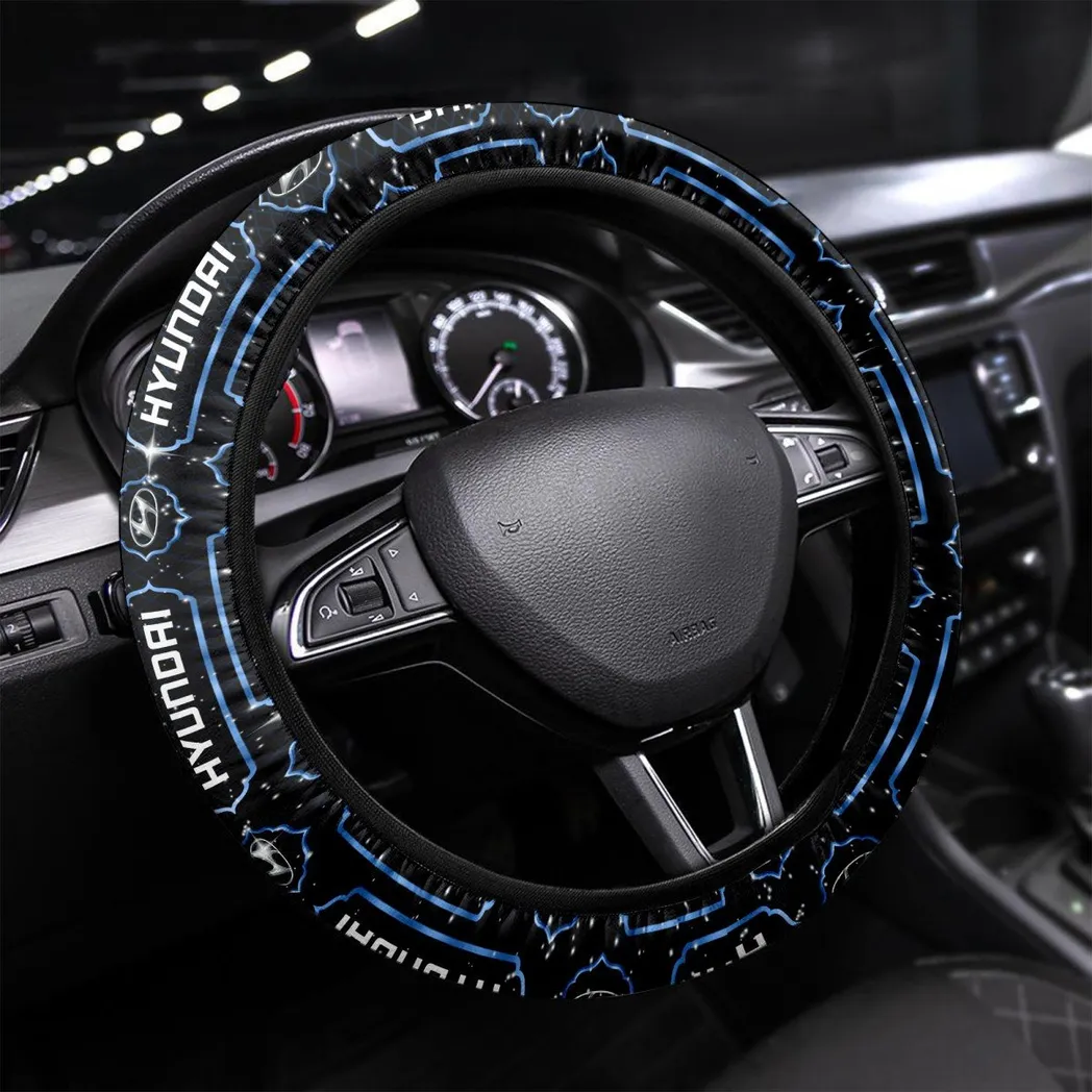Car Fans Gift Steering Wheel Cover, Wheel Protector All Over Print Gift For Car Owner - Blue CAR55021425243