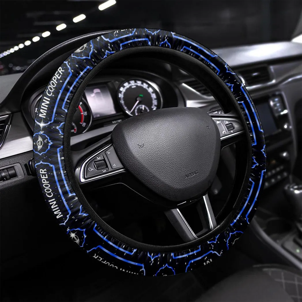 Car Fans Gift Steering Wheel Cover, Wheel Protector All Over Print Gift For Car Owner - Blue CAR55021425261