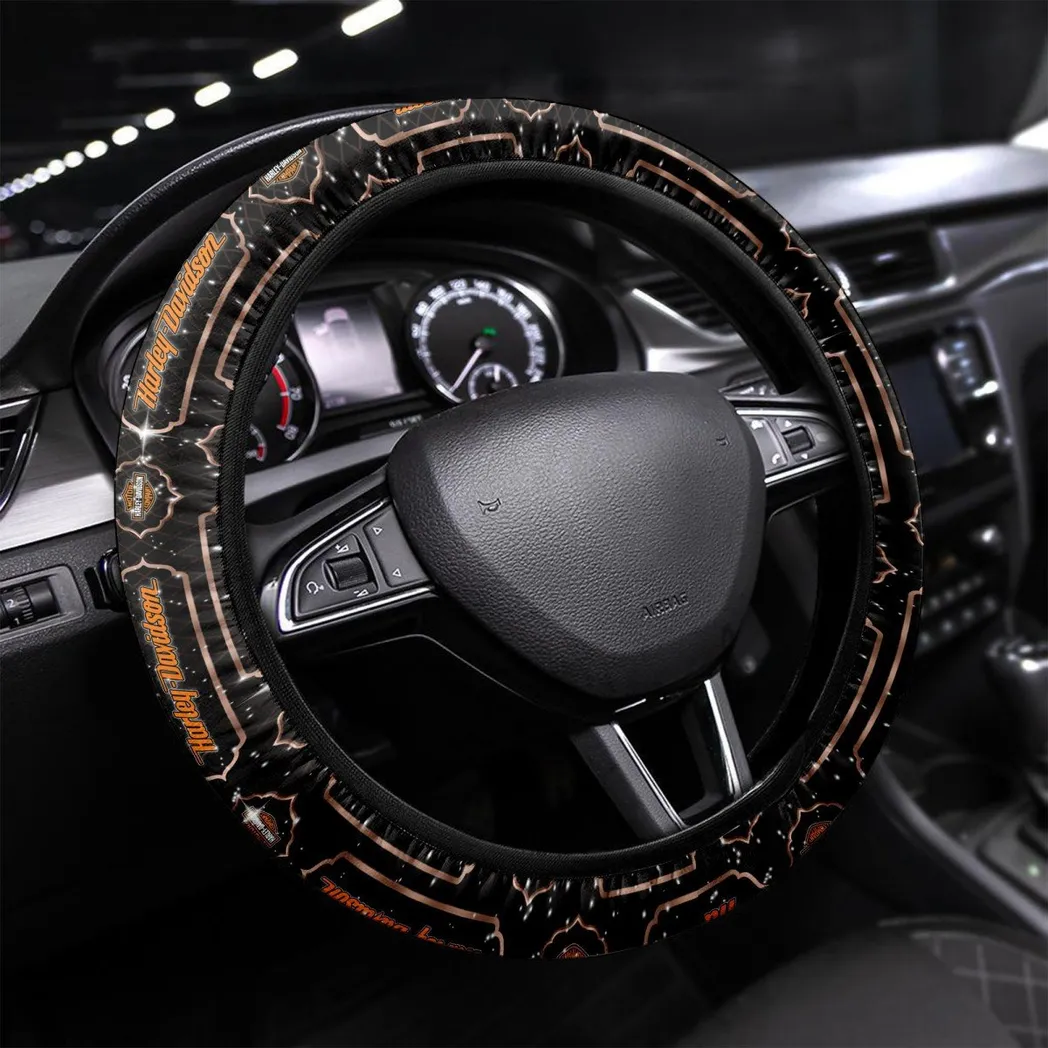 Car Fans Gift Steering Wheel Cover, Wheel Protector All Over Print Gift For Car Owner - Brown CAR55021425253