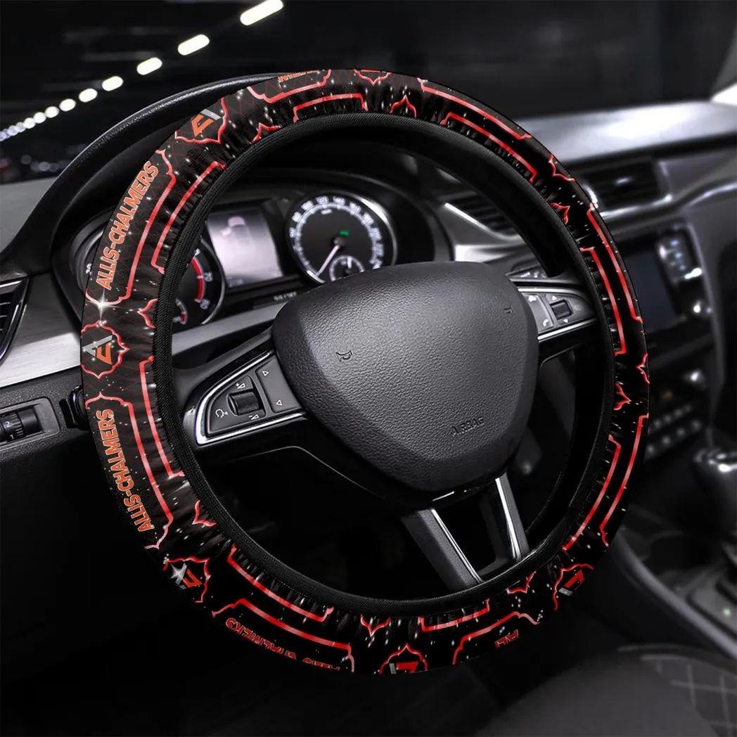 Car Fans Gift Steering Wheel Cover, Wheel Protector All Over Print Gift For Car Owner - Red CAR145021725343-6
