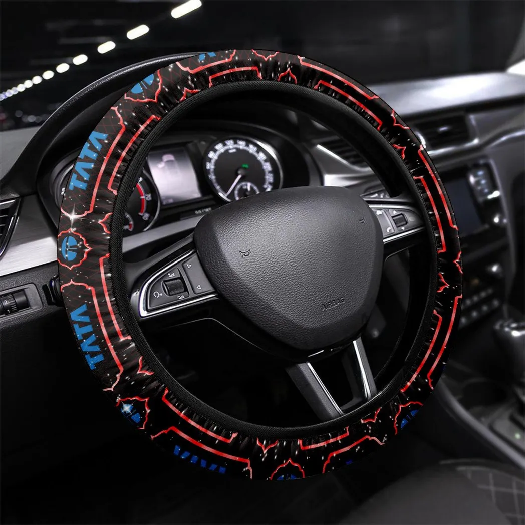 Car Fans Gift Steering Wheel Cover, Wheel Protector All Over Print Gift For Car Owner - Red CAR55021425348