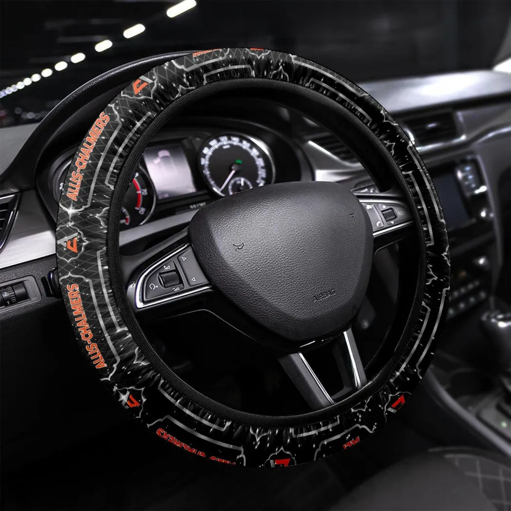 Car Fans Gift Steering Wheel Cover, Wheel Protector All Over Print Gift For Car Owner - White CAR145021725343-7