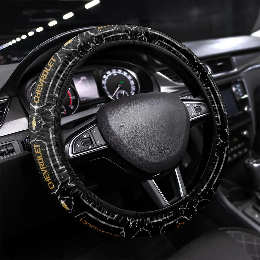Car Fans Gift Steering Wheel Cover, Wheel Protector All Over Print Gift For Car Owner - White CAR55021425226