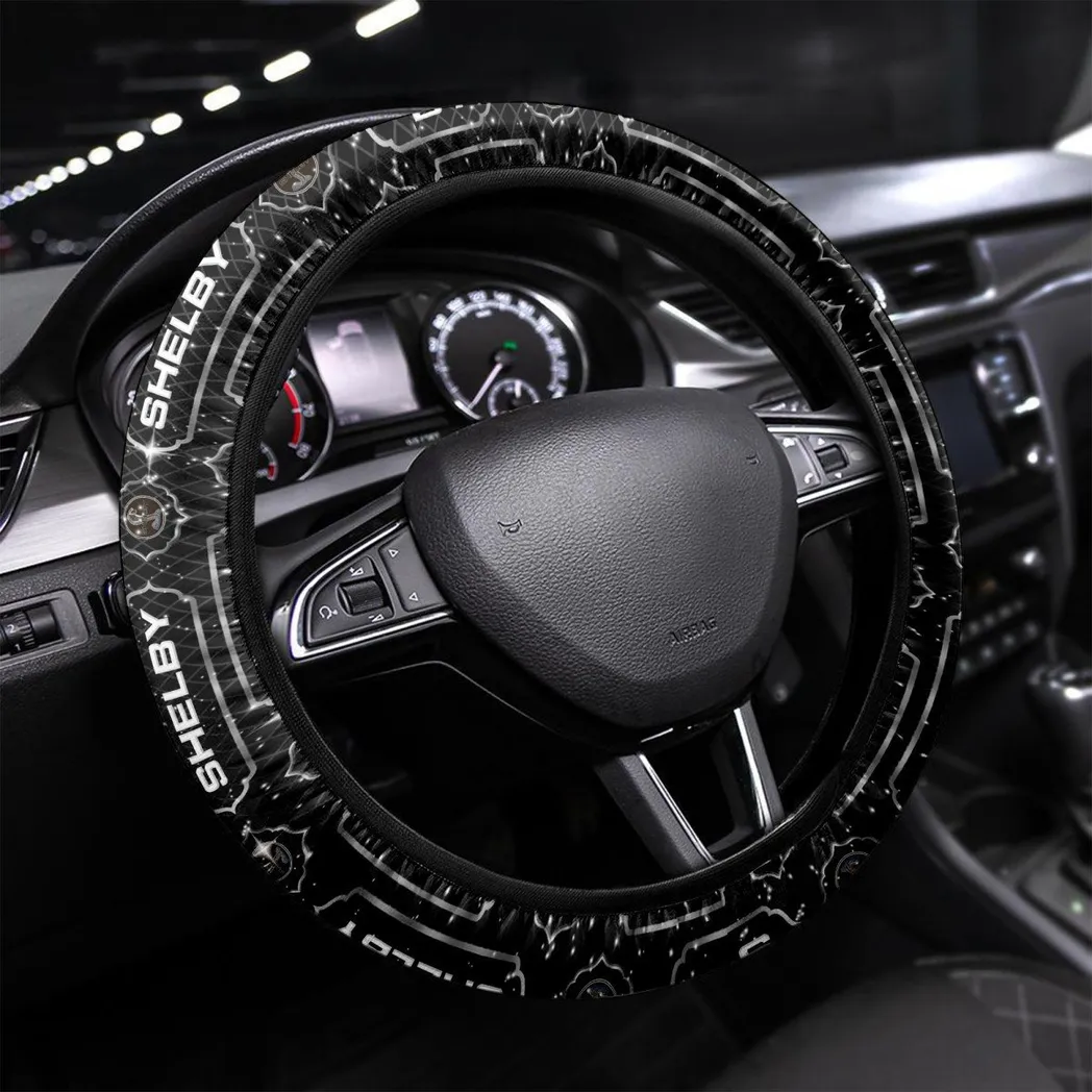 Car Fans Gift Steering Wheel Cover, Wheel Protector All Over Print Gift For Car Owner - White CAR55021425308