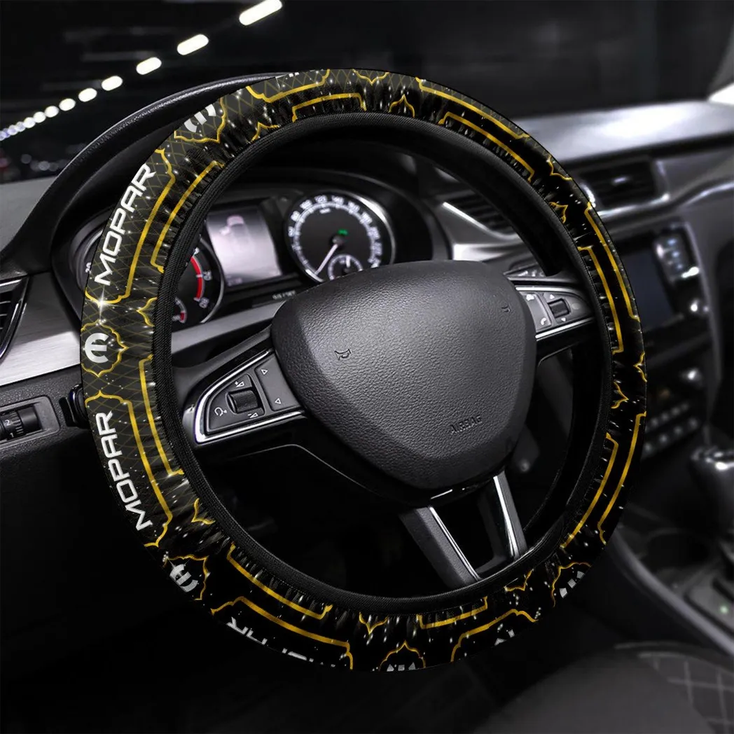 Car Fans Gift Steering Wheel Cover, Wheel Protector All Over Print Gift For Car Owner - Yellow CAR55021425312