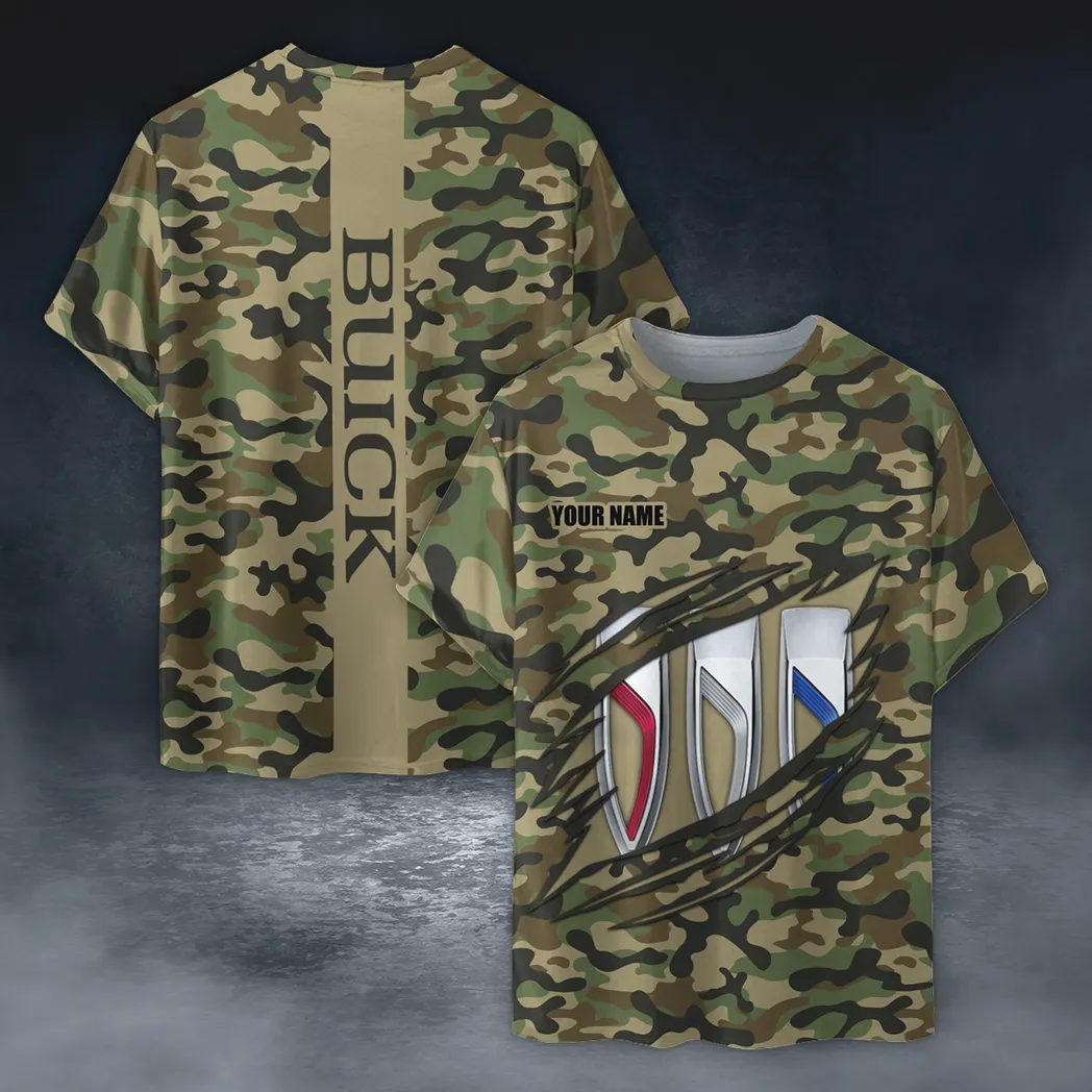 Car Fans Gift T-Shirt, Shirt Camo Style Gift For Car Enthusiasts, Custom Name CAR210040825692