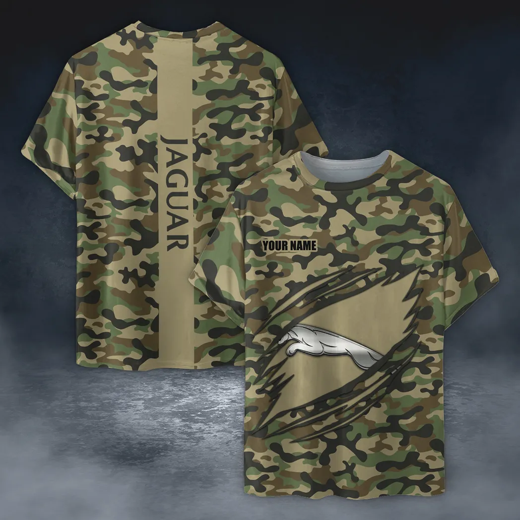 Car Fans Gift T-Shirt, Shirt Camo Style Gift For Car Enthusiasts, Custom Name CAR210040825710