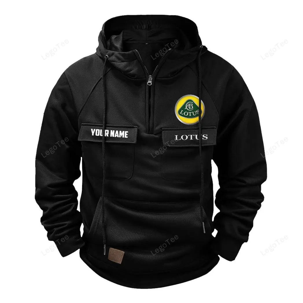 Car Fans Gift Tactical Quarter Zip Hoodie, Hoodie All Over Print For Car Lovers - Black CAR109021425398-2