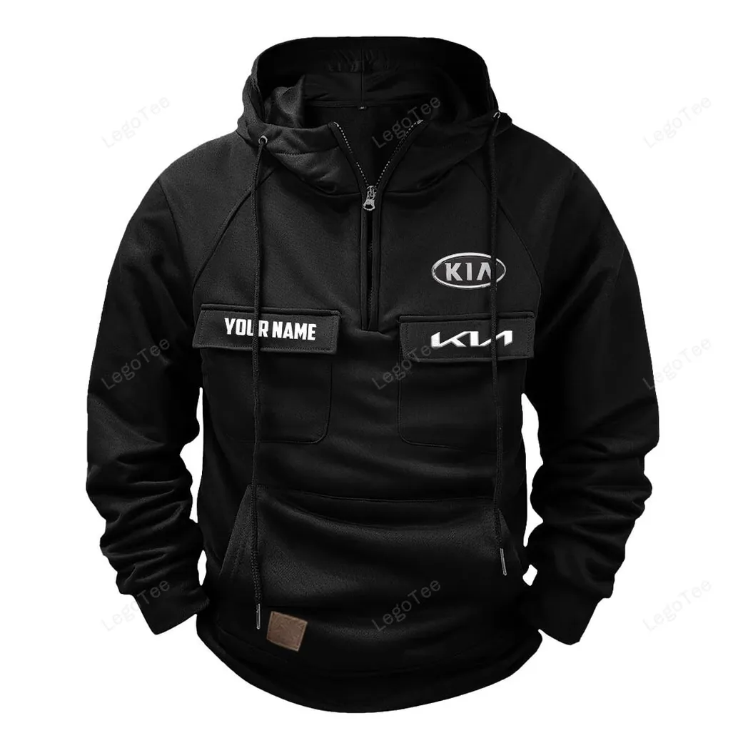 Car Fans Gift Tactical Quarter Zip Hoodie, Hoodie All Over Print For Car Lovers - Black CAR109021425399-2