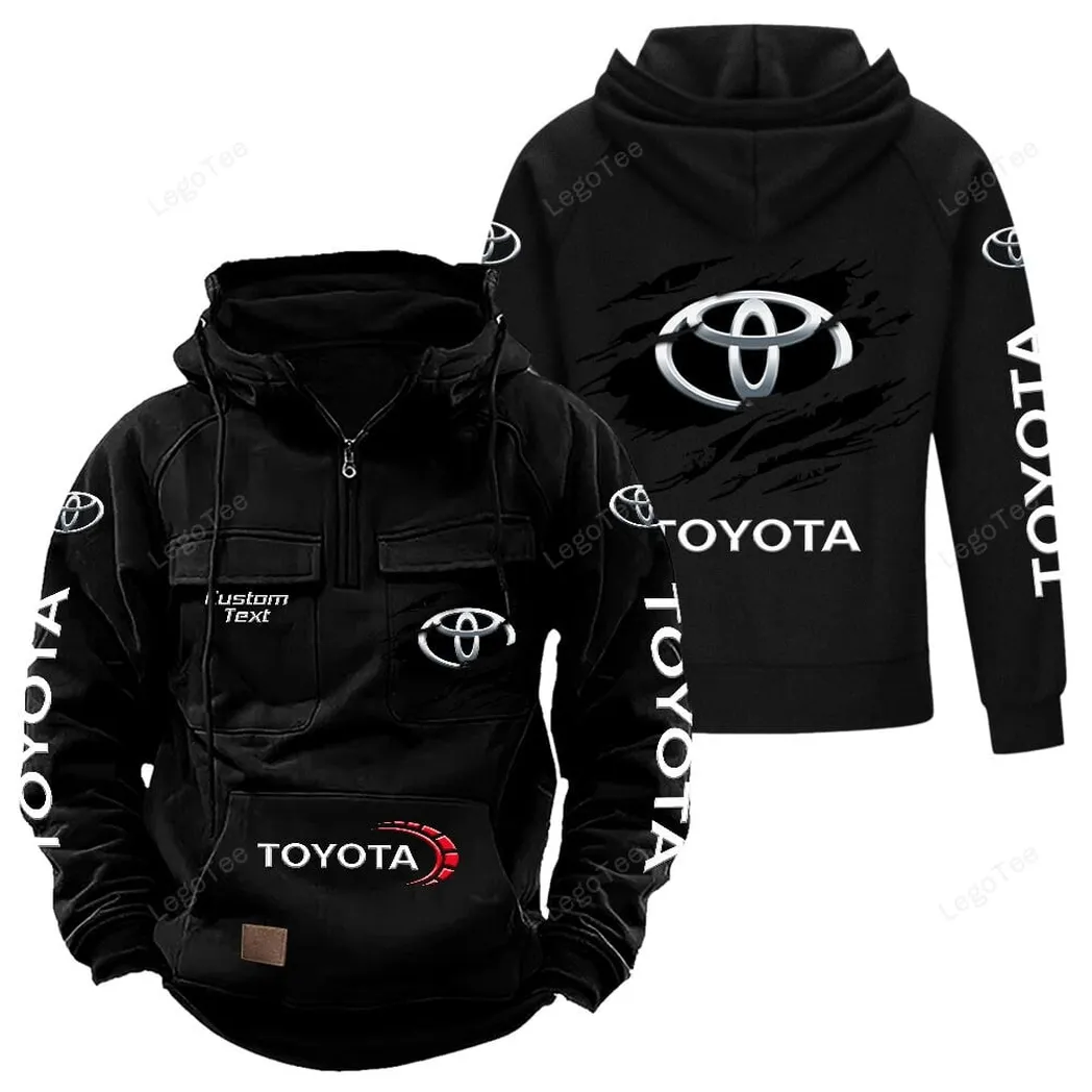 Car Fans Gift Tactical Quarter Zip Hoodie, Hoodie All Over Print For Car Lovers - Black CAR122021425018-2