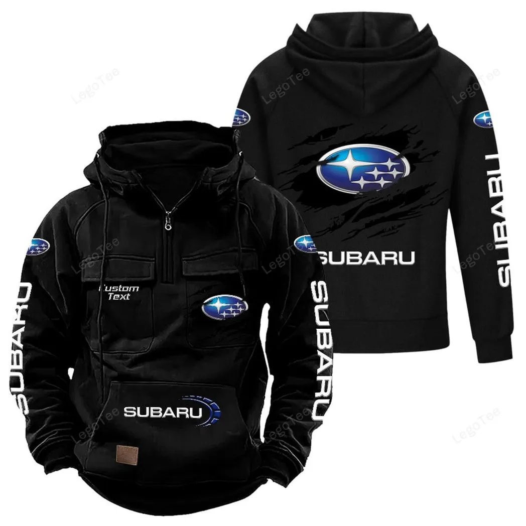 Car Fans Gift Tactical Quarter Zip Hoodie, Hoodie All Over Print For Car Lovers - Black CAR122021425020-2