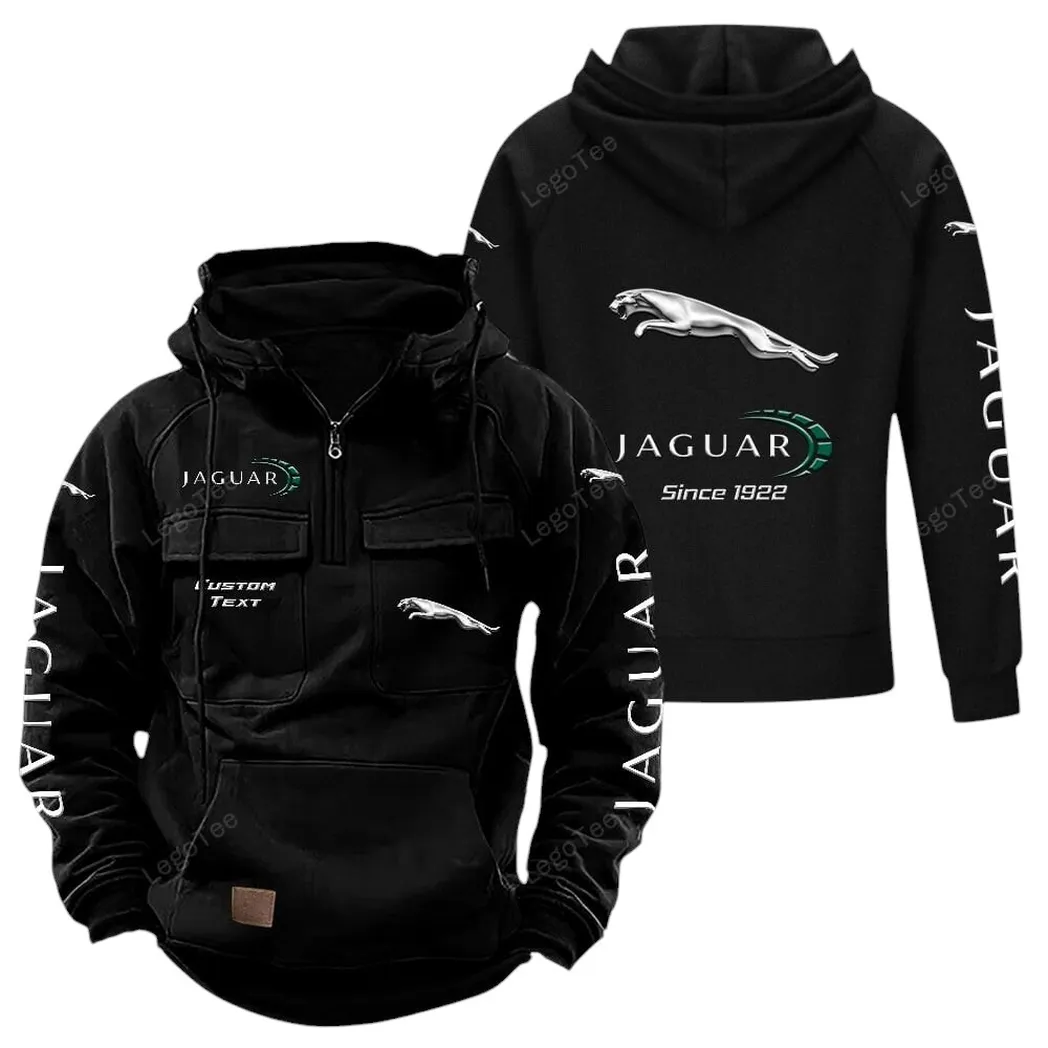 Car Fans Gift Tactical Quarter Zip Hoodie, Hoodie All Over Print For Car Lovers - Black CAR96021425673-2