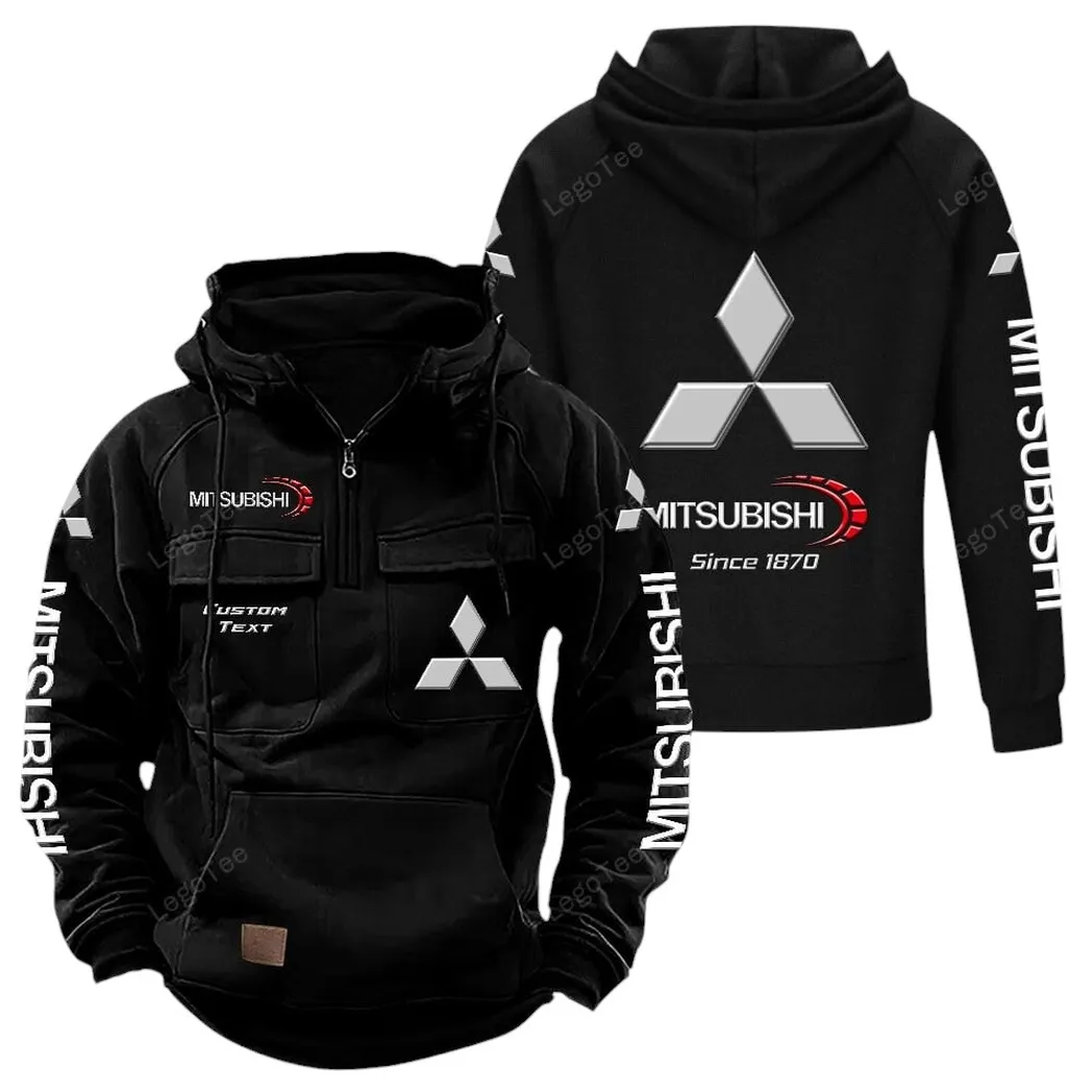 Car Fans Gift Tactical Quarter Zip Hoodie, Hoodie All Over Print For Car Lovers - Black CAR96021425690-2